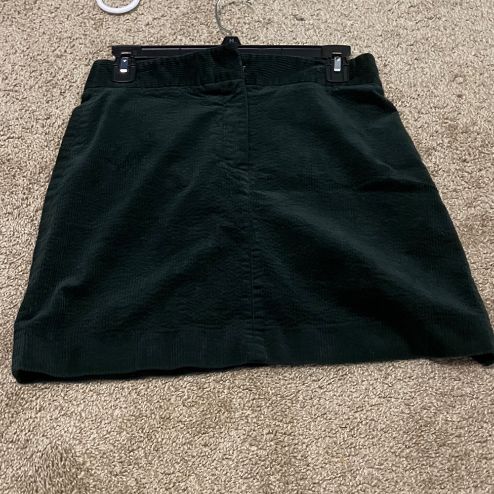 Kate Spade Emerald Green Corduroy Mini Skirt